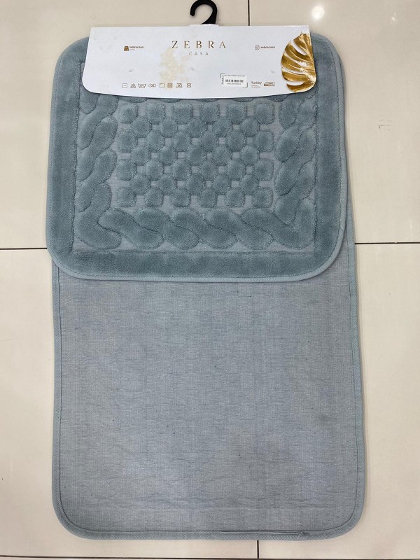 ZEBRA CASA OSLO GRI / Очень мягкие коврики для ванной комнаты