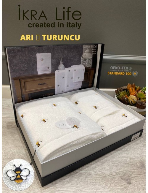 Ikra Life Ari Sari / Подарочный набор полотенец из 3-х предметов