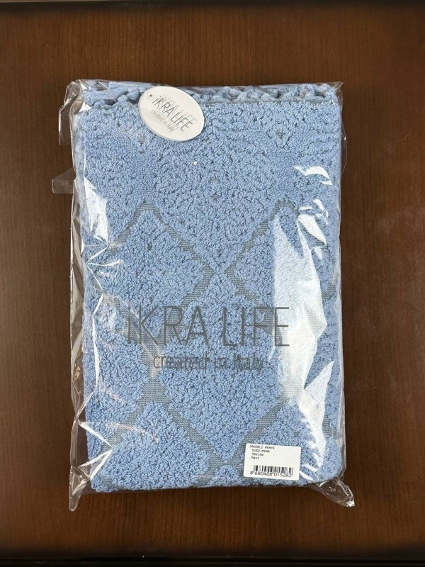 Полотенца Ikra Life Mina mavi jakard penye 70х140 см