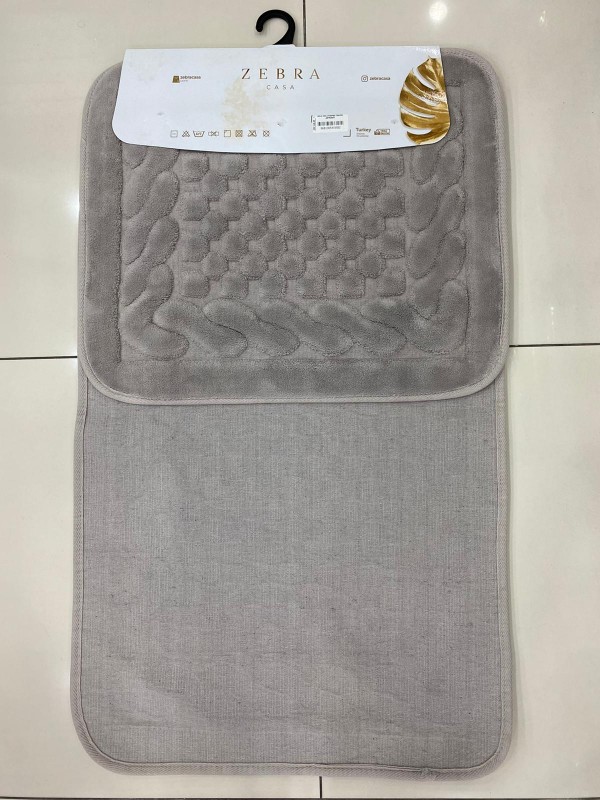ZEBRA CASA OSLO ANTRASIT / Очень мягкие коврики для ванной комнаты
