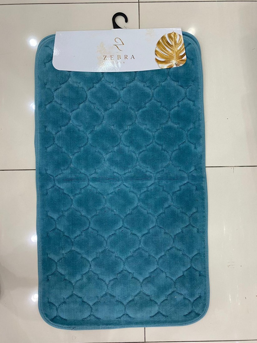 ZEBRA CASA SOLİD PETROL / Очень мягкие коврики для ванной комнаты