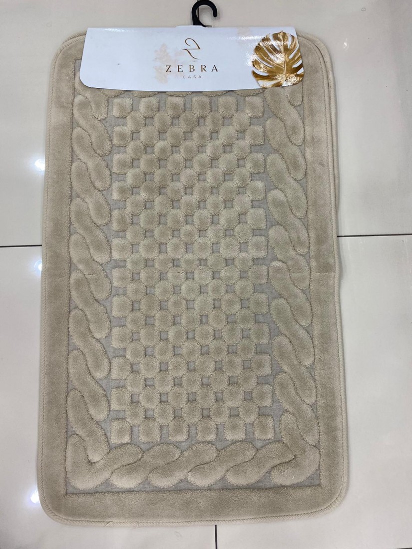 ZEBRA CASA OSLO BEJ / Очень мягкие коврики для ванной комнаты