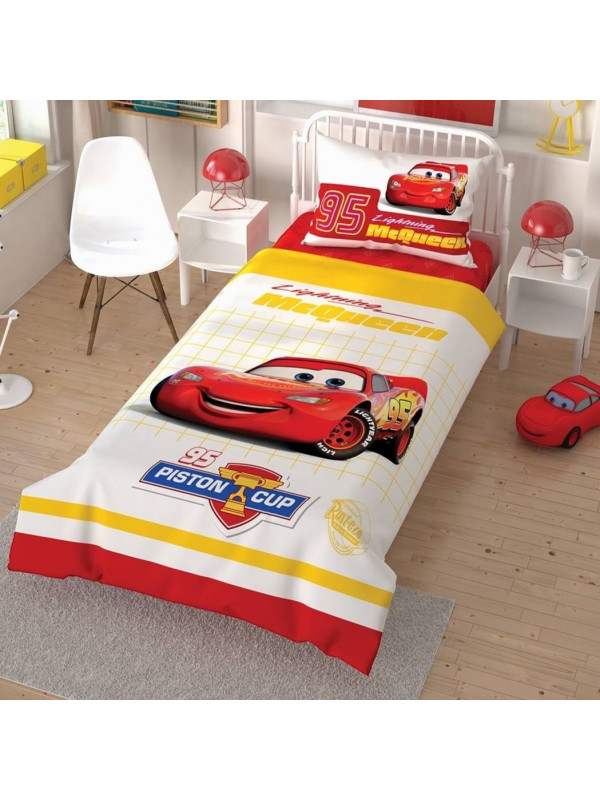 TAC Disney / CARS Лицензионные Комплекты детского постельного белья с героями из мультиков Ранфорс