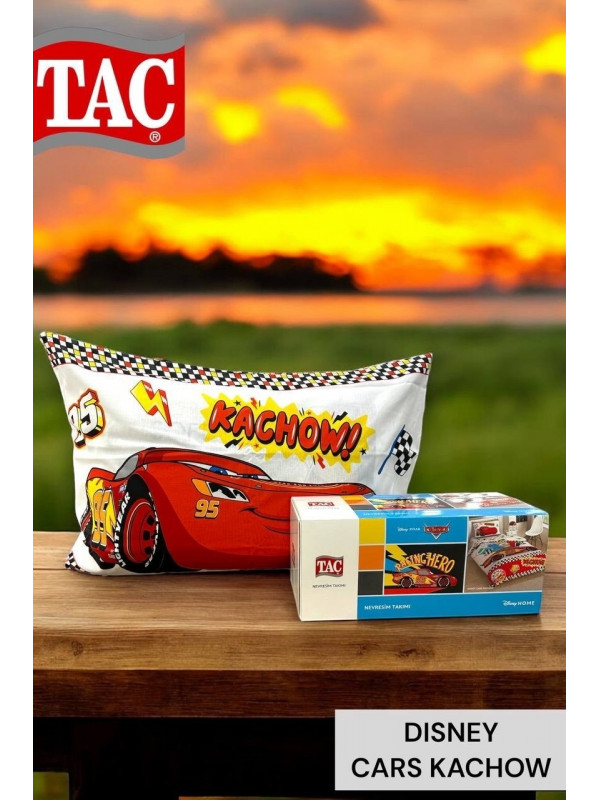 TAC Disney / CARS KACHOW Лицензионные Комплекты детского постельного белья с героями из мультиков Ранфорс