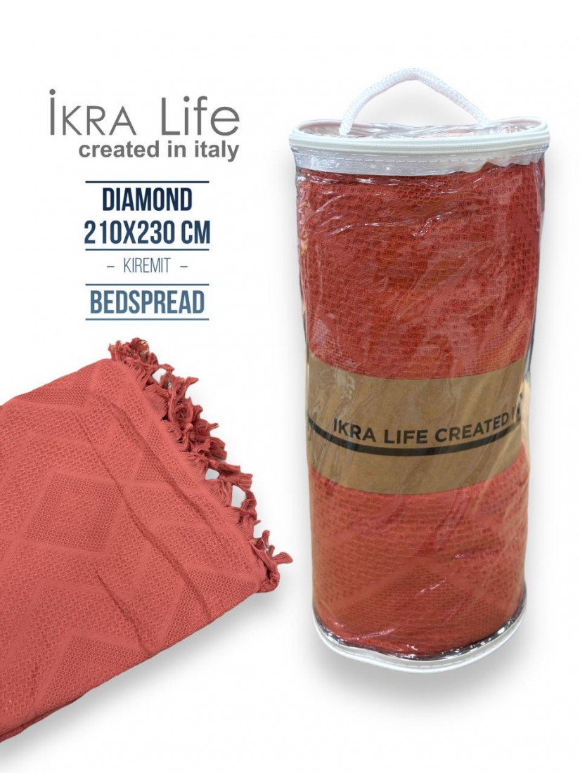 Ikra Life Diamond keramit Пике/Покрывало 210х230 см