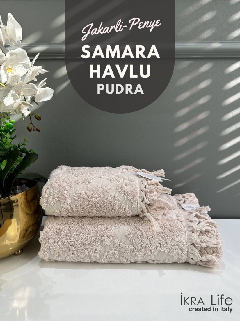 Полотенца Ikra Life Samara murdum jakard penye 70х140 см