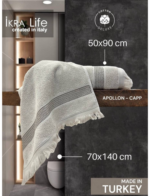 Полотенца Ikra Life Apollon capucino 50х90 см