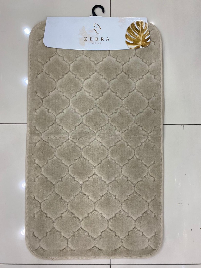 ZEBRA CASA SOLİD BEJ / Очень мягкие коврики для ванной комнаты