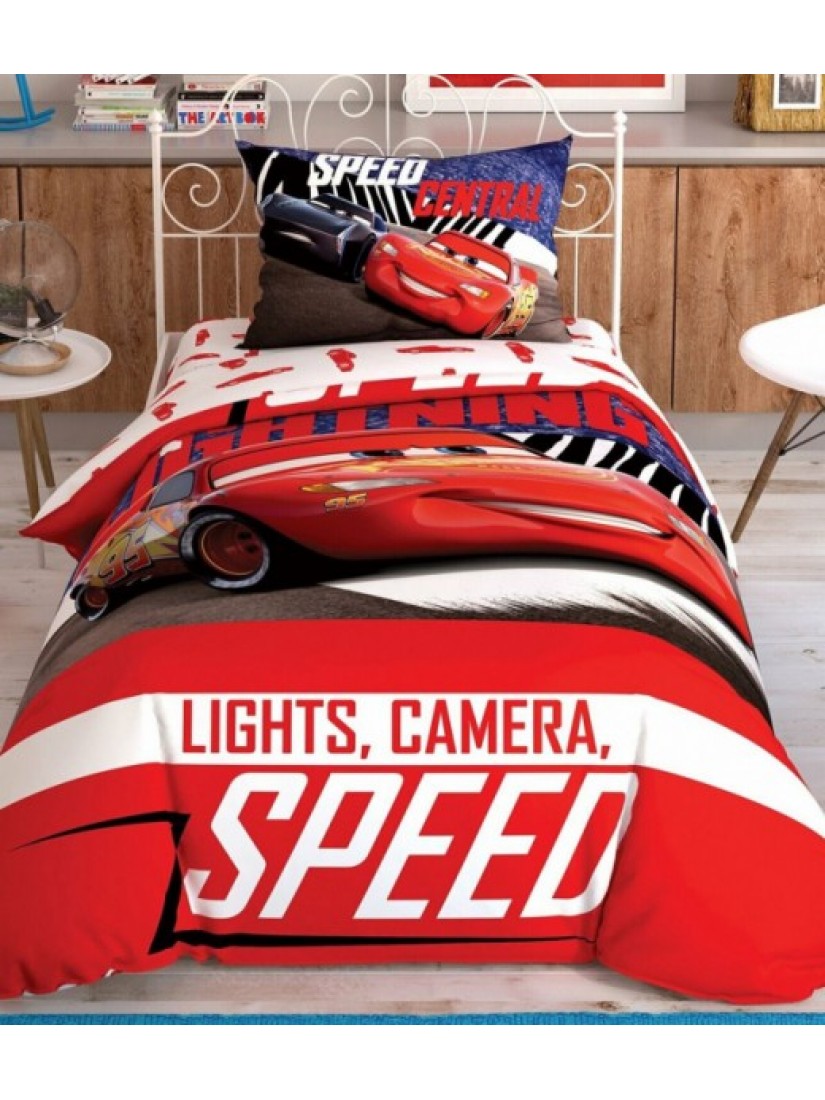 TAC Disney / Cars Spectator Лицензионные Комплекты детского постельного белья с героями из мультиков Ранфорс
