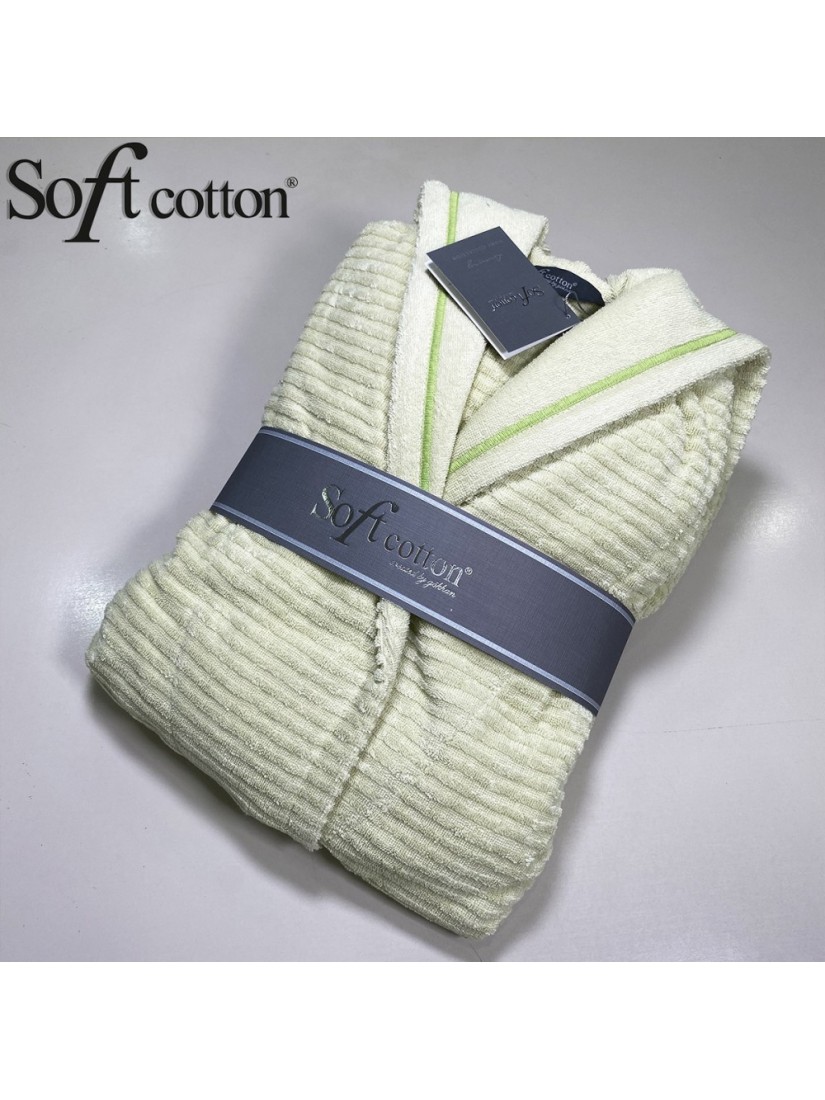 Халат Женский Soft Cotton Stripe Lady Sari хлопковая махра
