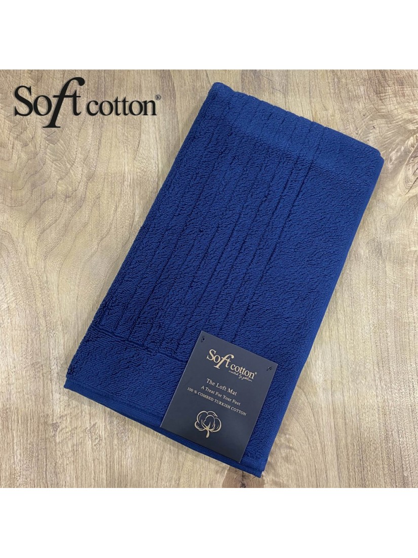 Полотенце-коврик для ног Soft Cotton Loft (lacivert) 50x90 см