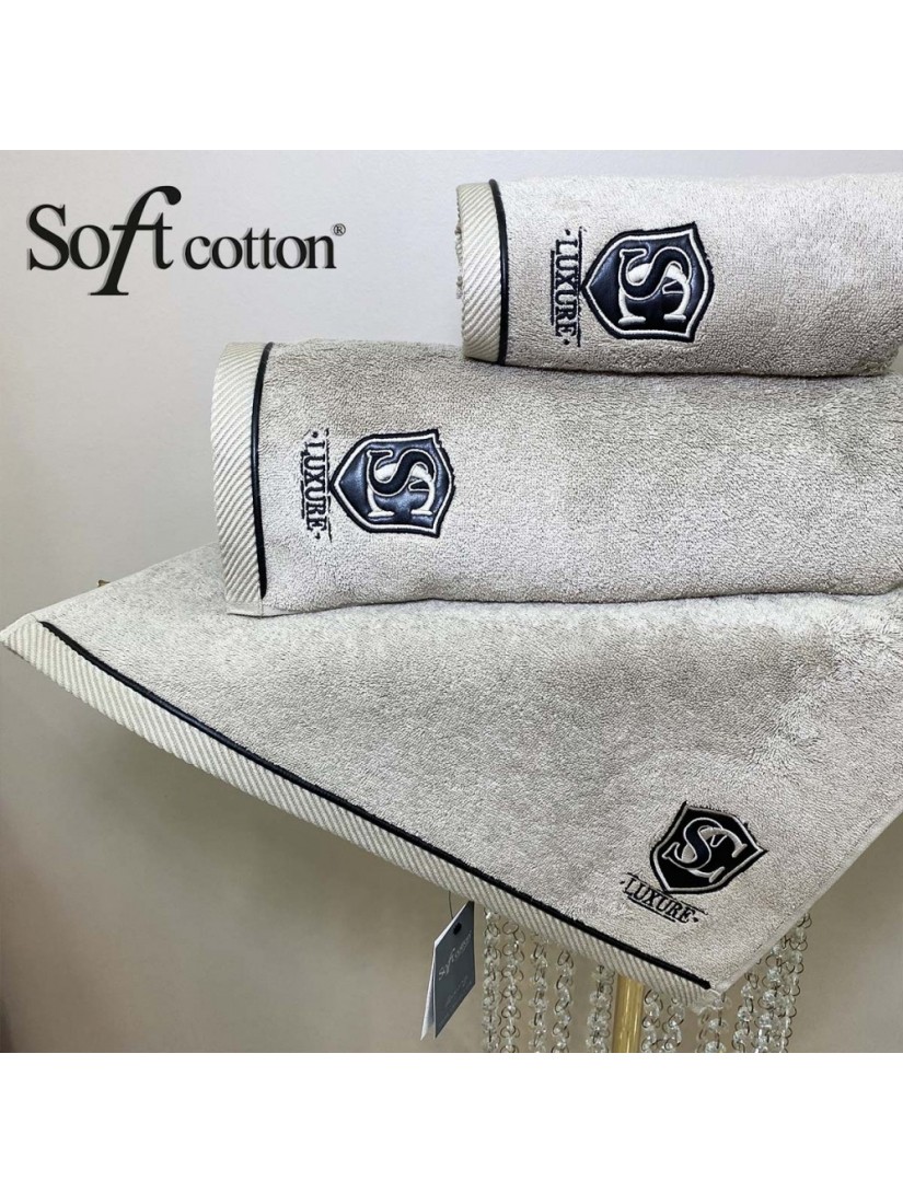 Soft Сotton / Полотенце лицевое 50х100 см Luxure toprak