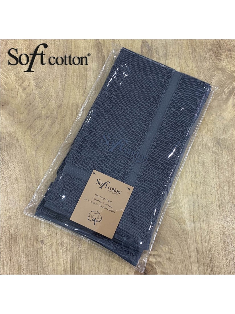 Полотенце-коврик для ног Soft Cotton Node (Lacivert) 50x90 см