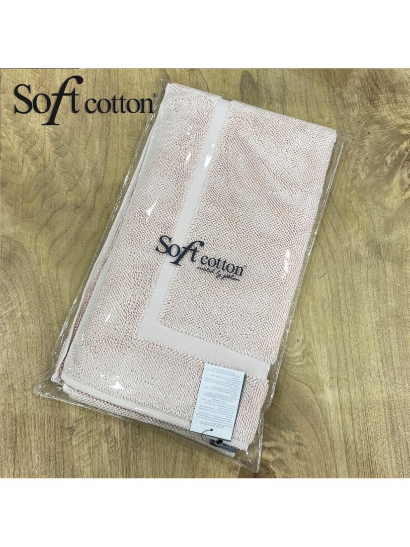 Полотенце-коврик для ног Soft Cotton Node (pudra) 50x90 см