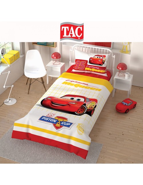 TAC Disney / Cars Лицензионные Комплекты детского постельного белья с героями из мультиков Ранфорс