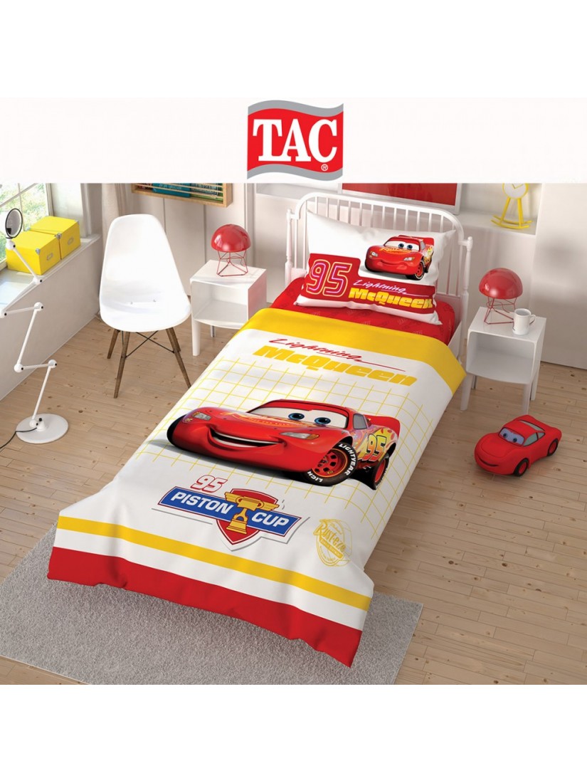 TAC Disney / Cars Лицензионные Комплекты детского постельного белья с героями из мультиков Ранфорс